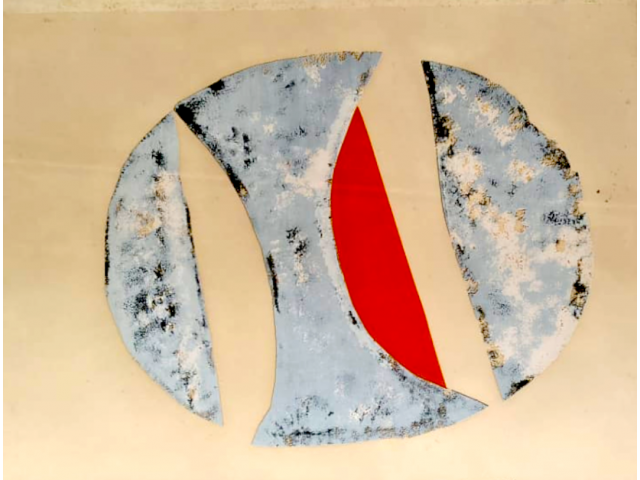 Tomie Ohtake gravura 44 x 58cm "Sem Titulo" ass. CID datada 1970 tiragem 49/50.