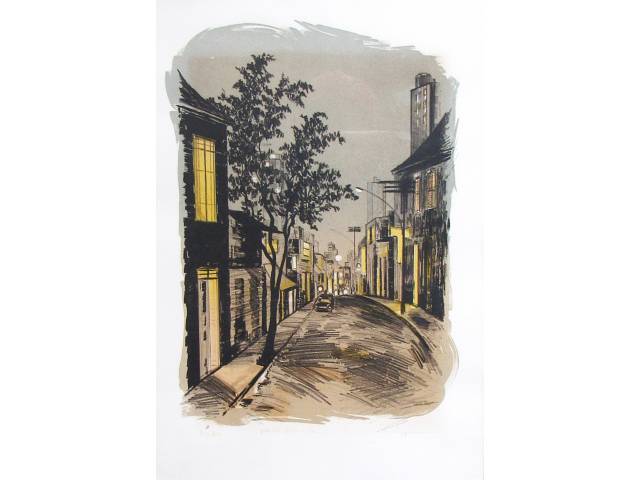 Paulo Penna gravura 50 x 35cm "Sem Titulo" ass. CI datada 1981 tiragem 100/100