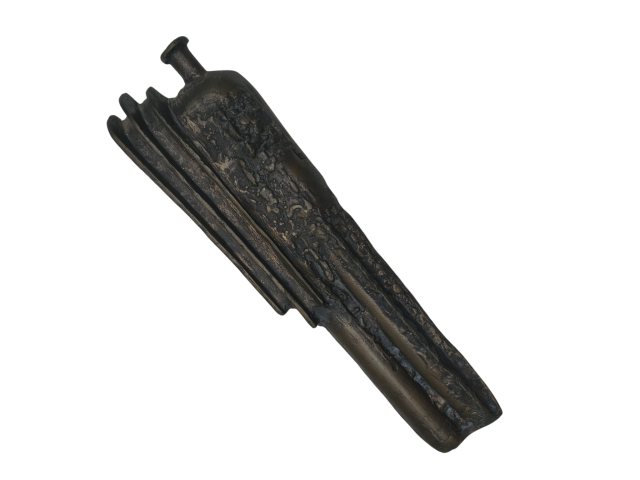 Roberto Cidade escultura em bronze  52 x 14 x 04cm "Sem Titulo" ass. lateral