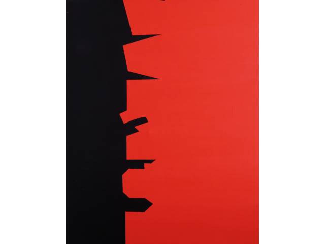 Claudio Roncoli acrílica sobre tela 152 x 122 cm "Toten" ass. verso 2016 - acompanha certificado do Instituto Adelina