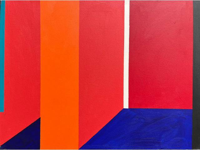 Eduardo Sued  óleo sobre tela 60 x 80cm "Sem Título" ass. verso datada 1995 acompanha certificado do artista.