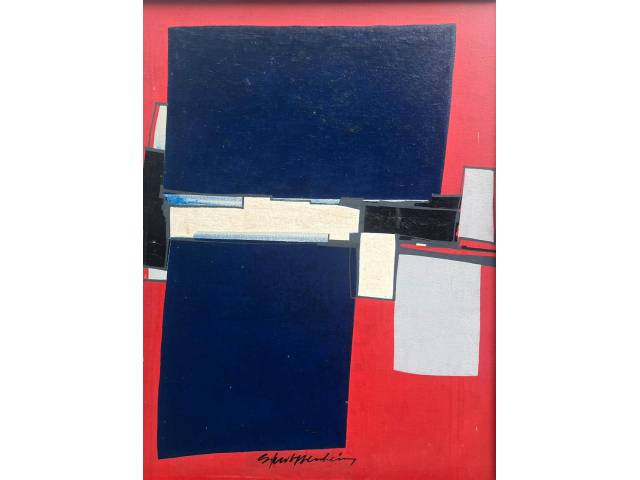 Silvio Oppenheim óleo sobre tela 80 x 60 cm "Sem Título" ass. CI