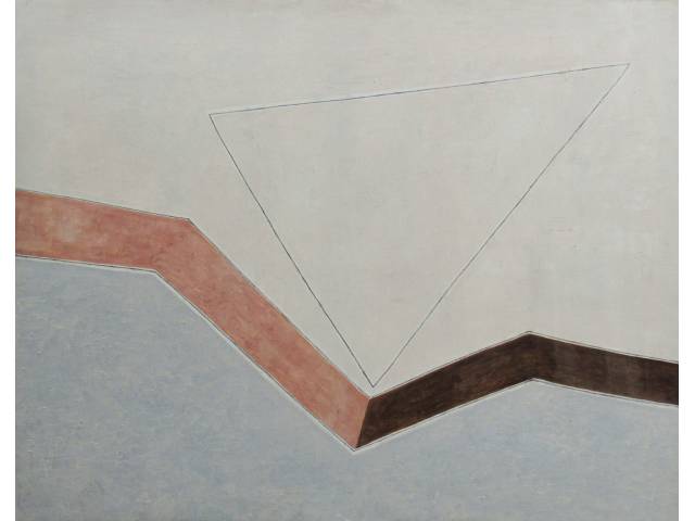 Tito de Alencastro óleo sobre tela 100 x 130cm "Pintura 444" datada 1987 sem assinatura .
Possui certificado de autenticidade no verso firmado pelo artista - acervo da família do artista