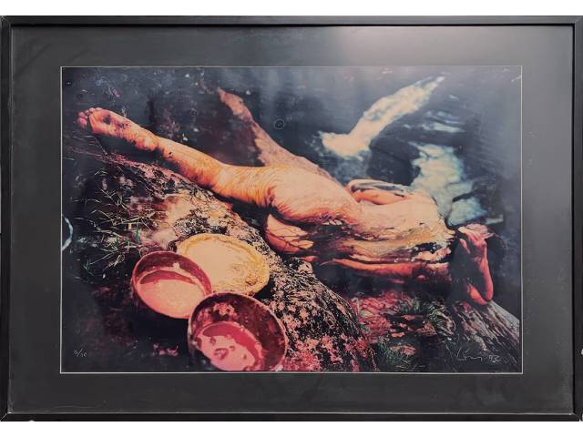Lote 083 — Loris  Machado Fotografia  com pigmentos Naturais  62x93cm" Figura Feminina " ass .CID datada1992 tiragem3/10