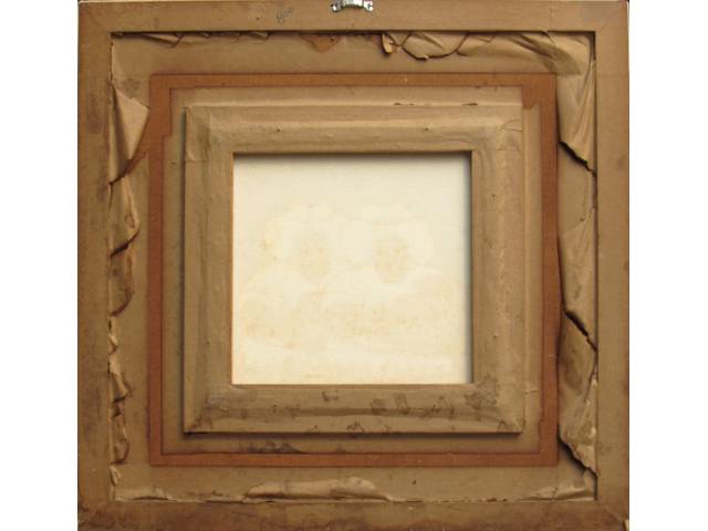 Lote 076 — José Sabóia óleo sobre tela 30 x 30cm "Sem Titulo" ass. CID
