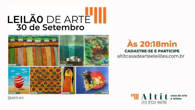 Leilão de Arte Setembro 2024
