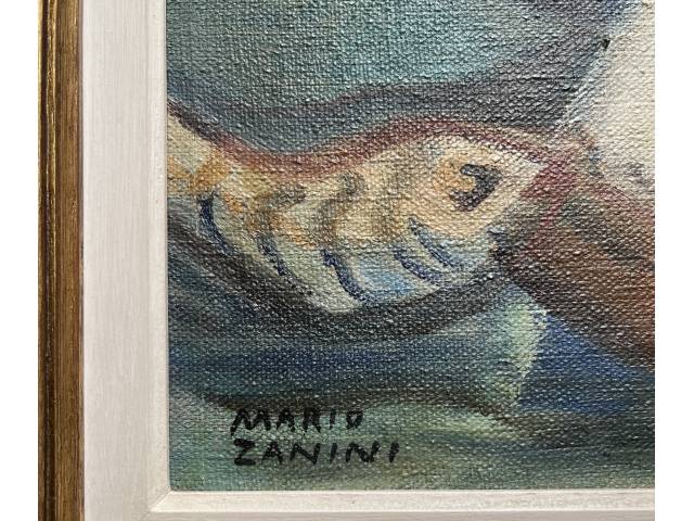 Lote 065 — Mário Zanini Óleo sobre tela 35 x 55 cm “Natureza Silenciosa” ass. Cid