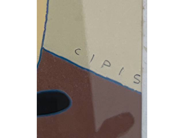 Lote 085 — Marcelo Cipis - ecoline grafite sobre papel 25 x 20 cm "Sem Titulo" ass. CIE
