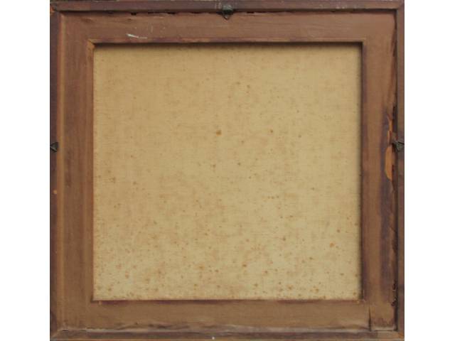 Lote 101 — Iglesias óleo sobre tela 50 x 50cm " Sem Titulo" ass. CID datada 1974
