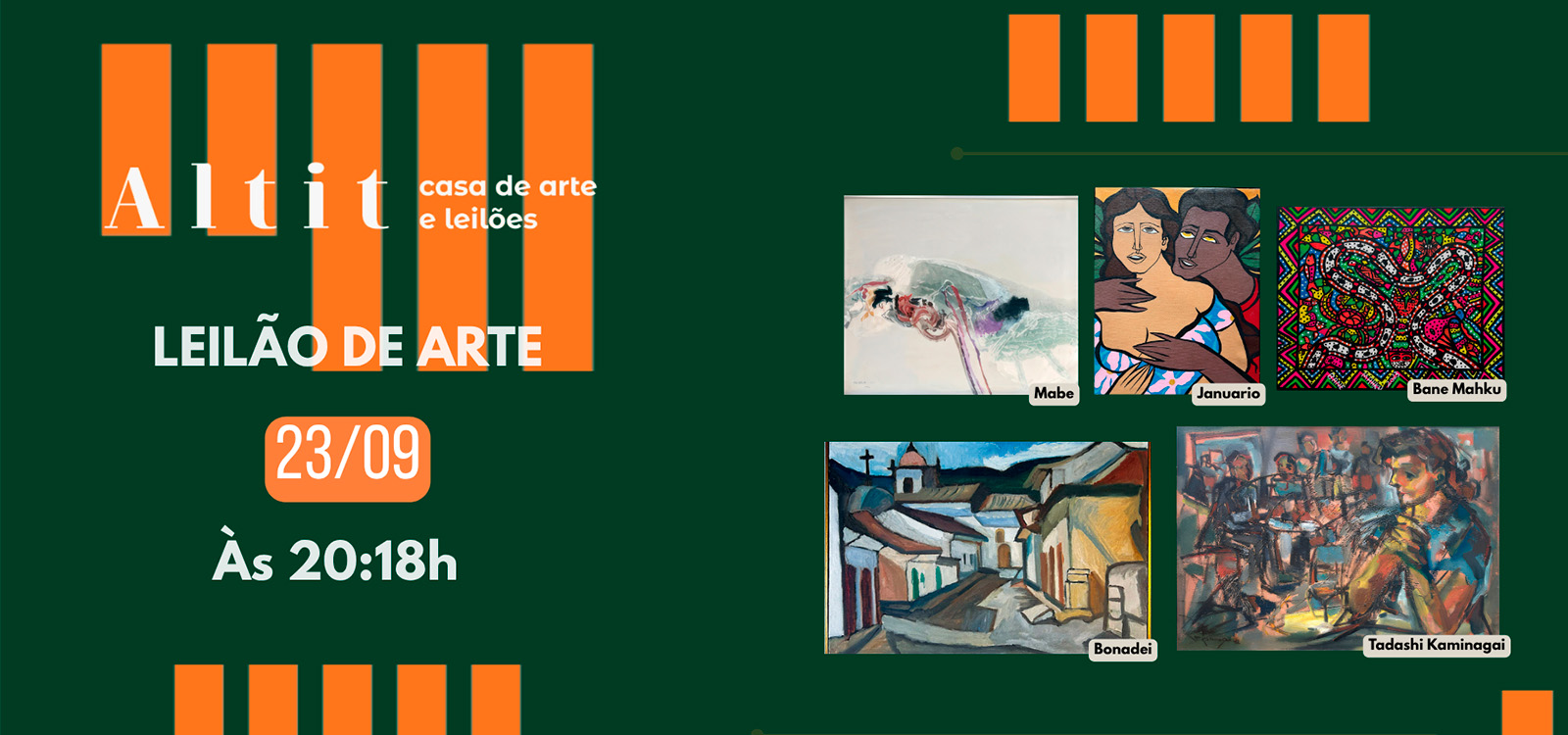 Banner Altit Casa de Arte e Leilões